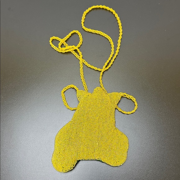 Vtg Prince King Happy Beaded Frog Small Change Zip Purse Crossbody Gold Crown - Picture 2 of 11